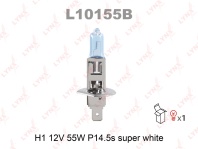 Лампа LYNXauto H1 12V 55W P14.5S Blue L10155B