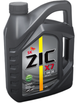 ZIC 5w30 X7 Дизель CF/SL 4л син 104941h
